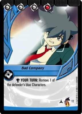Card #12 Bad Company — photo of the site's copy