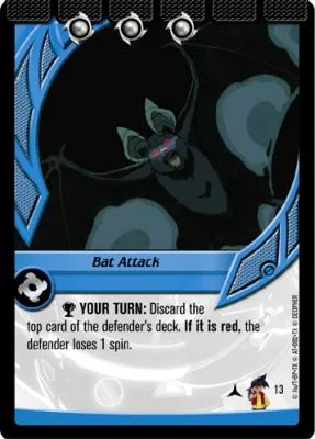 Card #13 Bat Attack — photo of the site's copy