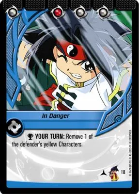 Card #18 In Danger — photo of the site's copy