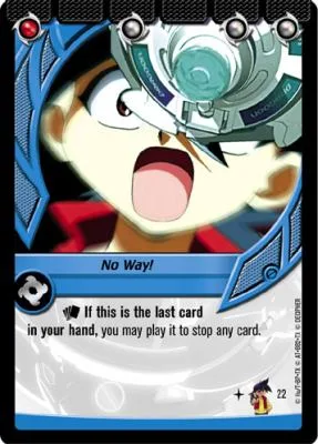 Card #22 No Way! — photo of the site's copy