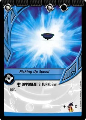 Card #23 Picking Up Speed — photo of the site's copy