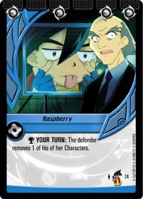 Card #24 Raspberry — photo of the site's copy