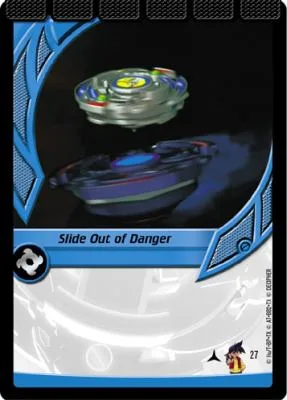 Card #27 Slide Out of Danger — photo of the site's copy