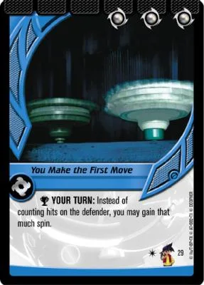 Card #29 You Make the First Move — photo of the site's copy