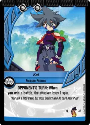 Kai Hiwatari on a card