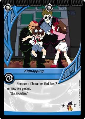 Card #37 Kidnapping — photo of the site's copy