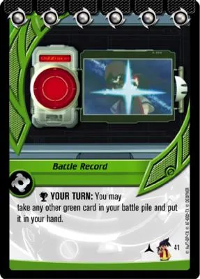 Card #41 Battle Record — photo of the site's copy