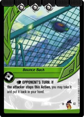 Card #42 Bounce Back — photo of the site's copy