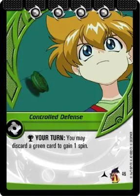 Card #46 Controlled Defense — photo of the site's copy