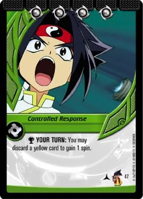 Card #47 Controlled Response — photo of the site's copy