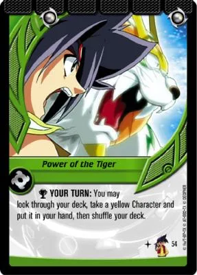 Card #54 Power of the Tiger — photo of the site's copy