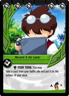Card #56 Record It for Later — photo of the site's copy