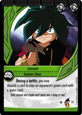 Joseph: our photograph of the Collision card #061, Joseph, Shadowy Sneak