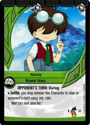 Kenny on a card
