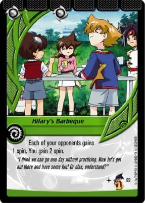 Card #69 Hilary's Barbeque — photo of the site's copy