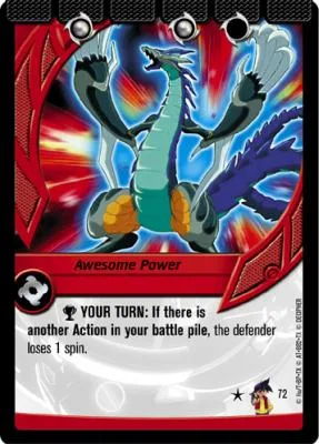 Card #72 Awesome Power — photo of the site's copy