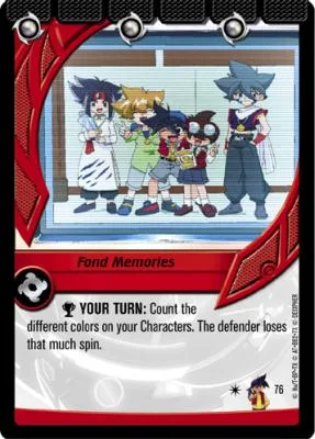 Card #76 Fond Memories — photo of the site's copy