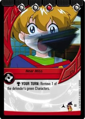 Card #80 Near Miss — photo of the site's copy