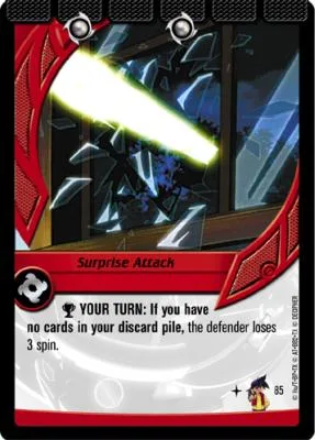 Card #85 Surprise Attack — photo of the site's copy