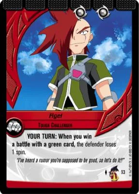 Card #93 Figel, Tough Challenger — photo of the site's copy