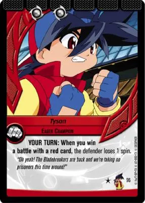 Tyson Granger on a card