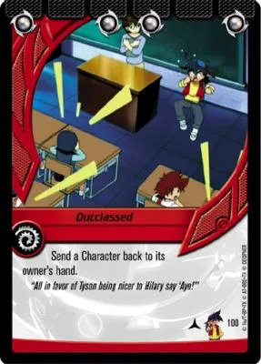 Card #100 Outclassed — photo of the site's copy