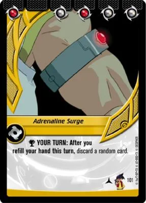 Card #101 Adrenaline Surge — photo of the site's copy