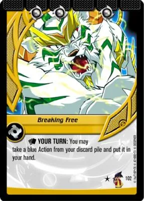 Card #102 Breaking Free — photo of the site's copy