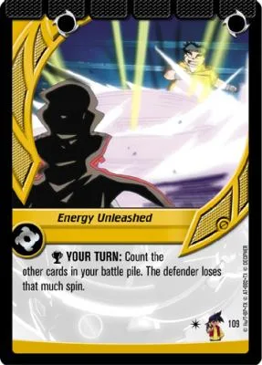 Card #109 Energy Unleashed — photo of the site's copy