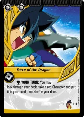 Card #110 Force of the Dragon — photo of the site's copy