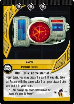 Dizzi: our photograph of the Collision card #121, Dizzi, Problem Solver