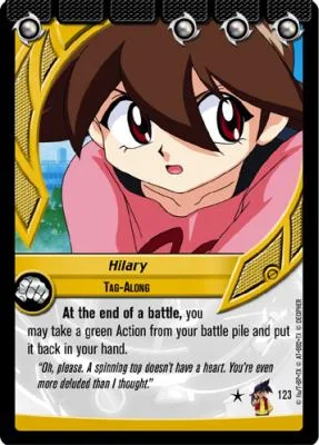 Hilary Tachibana: our photograph of the Collision card #123, Hilary, Tag-Along