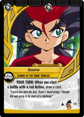 Card #124 Ozuma, Leader of the Saint Shields — photo of the site's copy