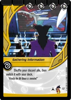Card #127 Gathering Information — photo of the site's copy