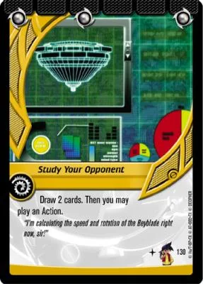 Card #130 Study Your Opponent — photo of the site's copy