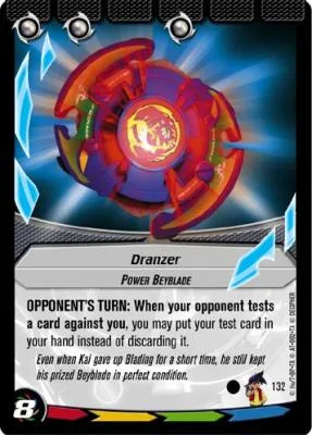 Card #132 Dranzer, Power Beyblade — photo of the site's copy