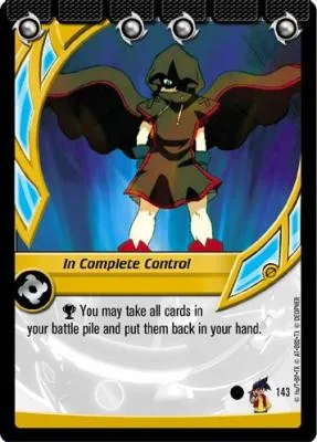 Card #143 In Complete Control — photo of the site's copy