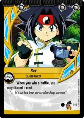 Card #144 Ray, Bladebreaker — photo of the site's copy