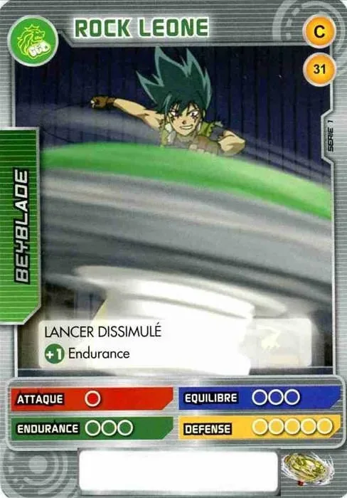 Kyoya Tategami: our photograph of the Battle Card Collection card #031, Rock Leone