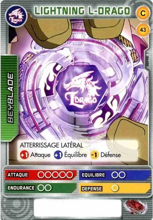 Card #043 Lightning L-Drago — front