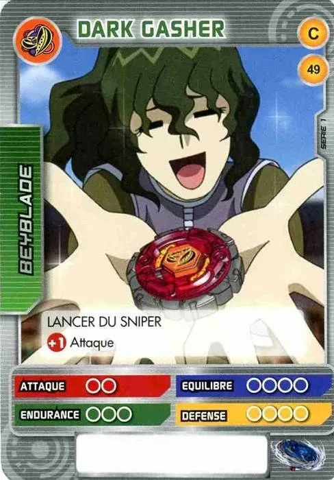 Tetsuya Watarigani: our photograph of the Battle Card Collection card #049, Dark Gasher