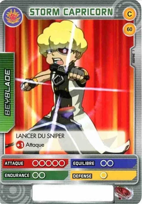Tobio Oike (Manga): our photograph of the Battle Card Collection card #060, Storm Capricorn