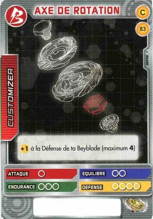 Card #083 Axe de rotation — front