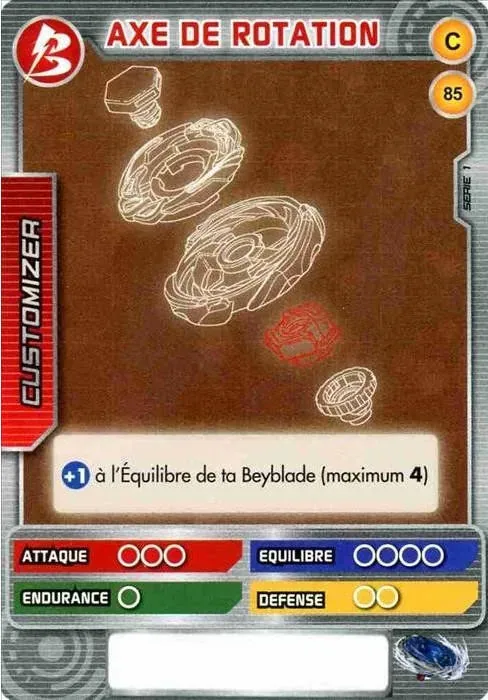 Card #085 Axe de rotation — front