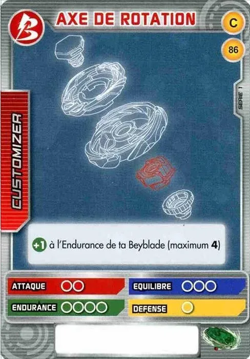 Card #086 Axe de rotation — front