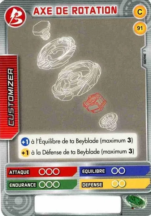 Card #091 Axe de rotation — front