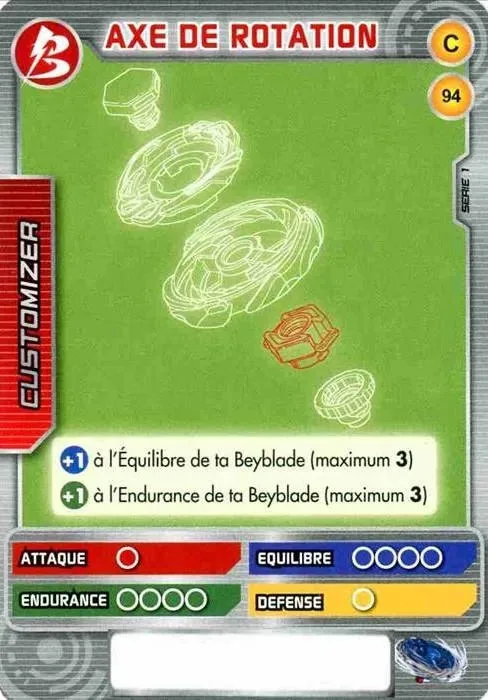 Card #094 Axe de rotation — front