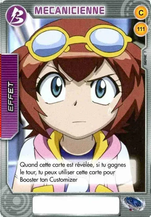 Card #111 Mécanicienne — front