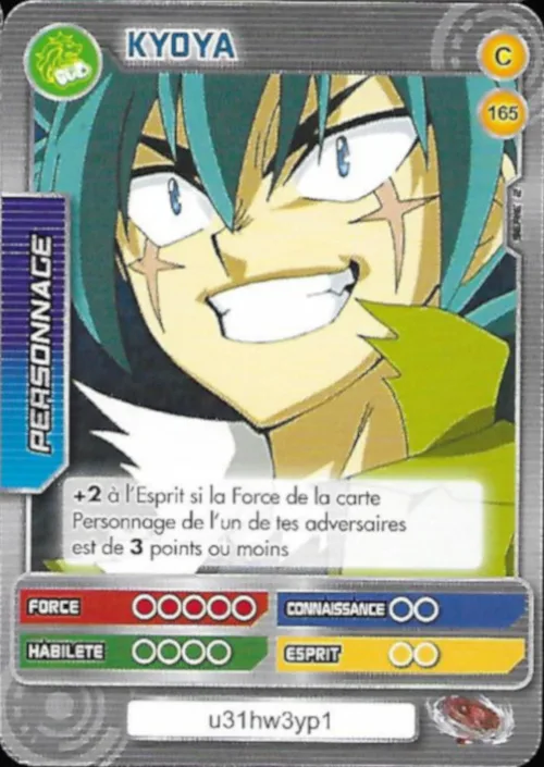 Card #165 Kyoya — front