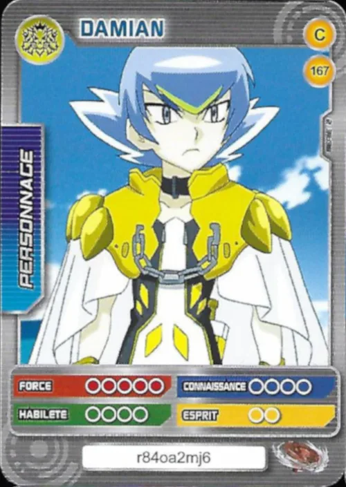 Card #167 Damian — front